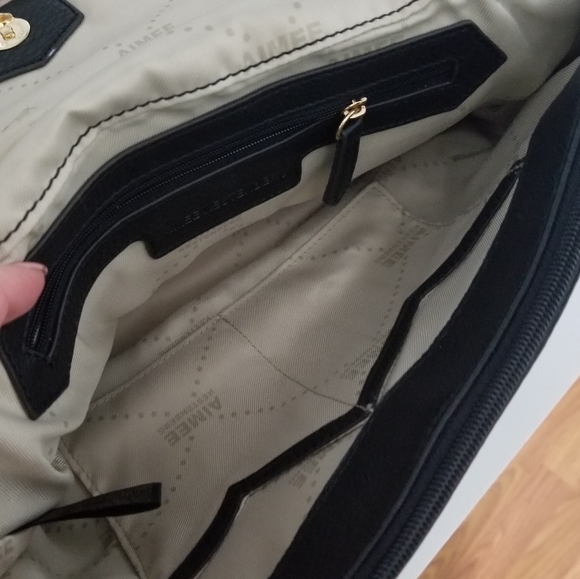 Aimee Kestenberg Black Leather Quilted Purse - Picture 6 of 8